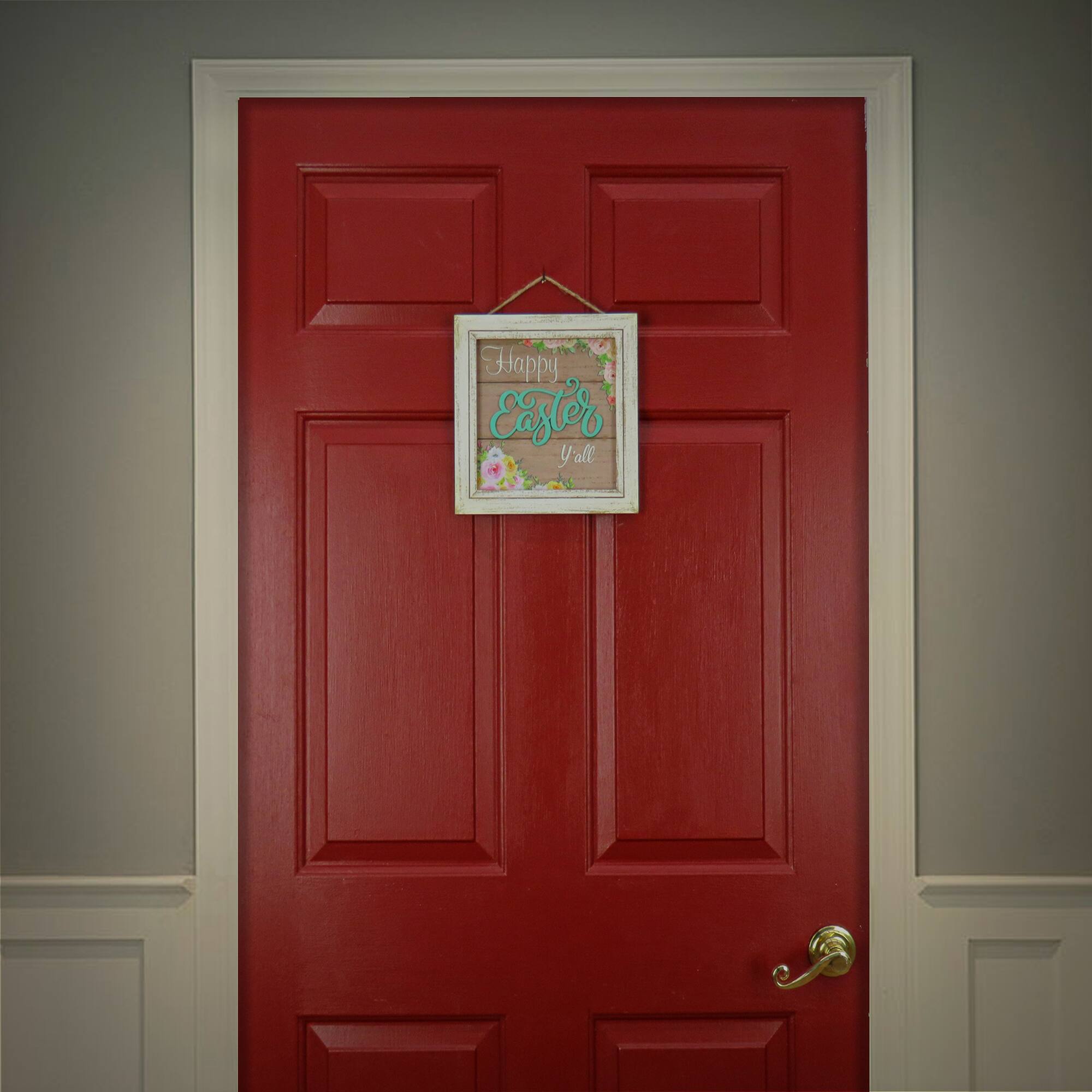 10" Happy Easter Y’all Wall Sign